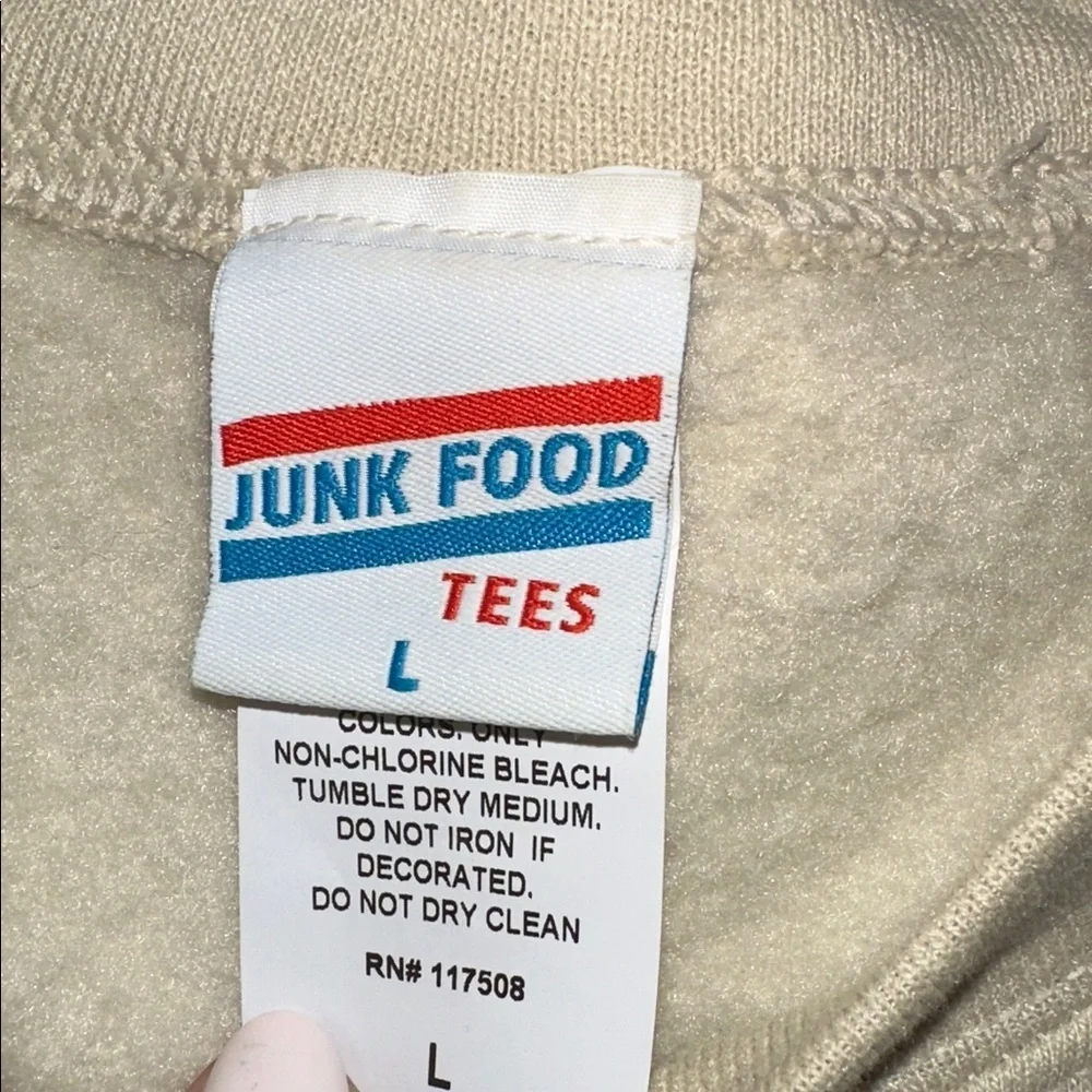 Junk food unisex 1966 Bronco flea market fleece crew sweatshirt size large - Picture 4 of 7